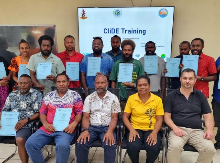 Vanuatu’s climate data in safe hands thanks to CliDE