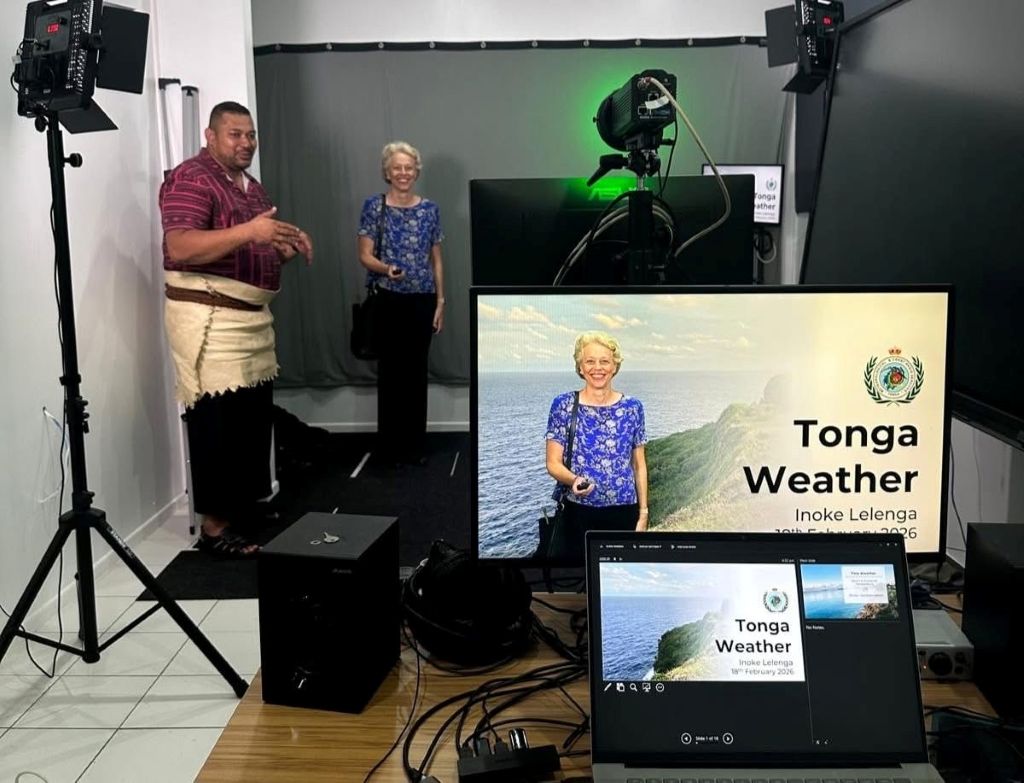 Tonga Met Services has received a package of support through the EU-funded ClimSA project, including AWSs