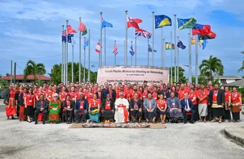 PMC-8 attendees at the official opening