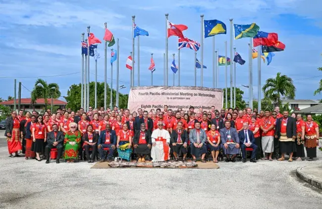 PMC-8 attendees at the official opening